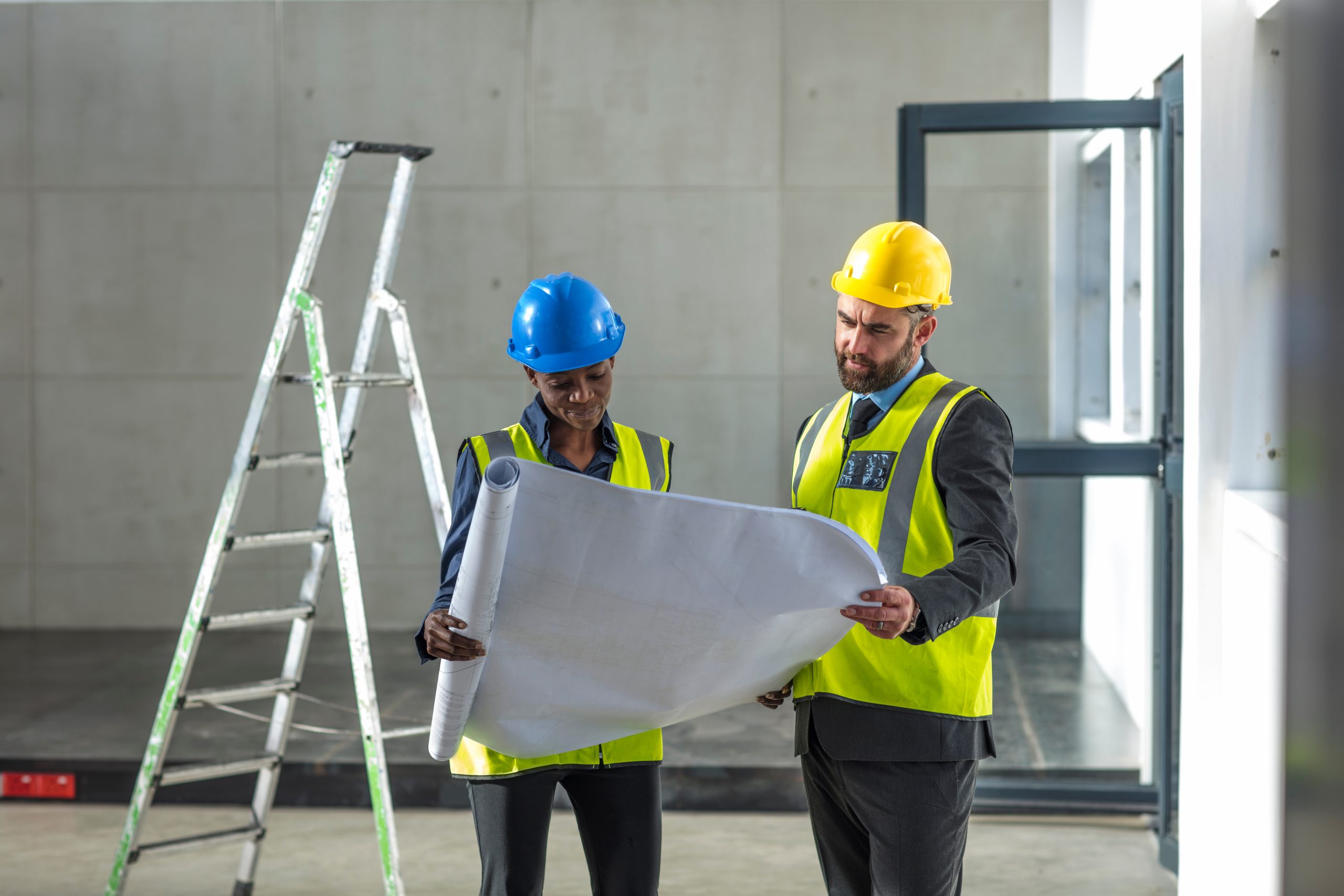 City Planner in Hard Hat<br />
